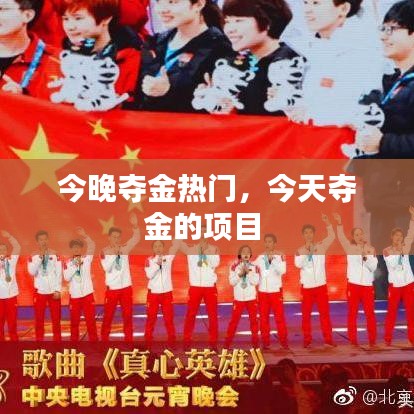 今晚夺金热门，今天夺金的项目 