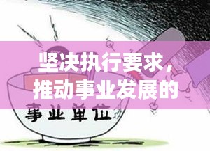 坚决执行要求，推动事业发展的关键行动举措