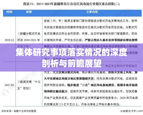 集体研究事项落实情况的深度剖析与前瞻展望