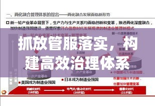 抓放管服落实，构建高效治理体系的秘诀所在