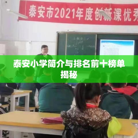 泰安小学简介与排名前十榜单揭秘