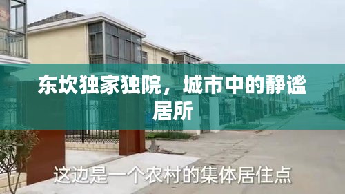 东坎独家独院，城市中的静谧居所
