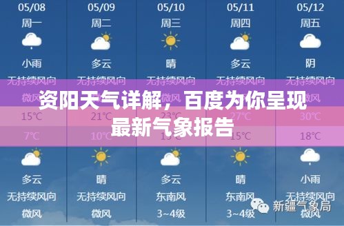 资阳天气详解，百度为你呈现最新气象报告